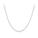 925 Sterling Silver Plated Platinum 45cm Necklace-2