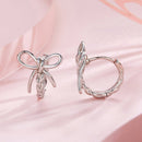 925 Sterling Silver Earrings with White Gold Plating for Women-4