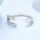 925 Sterling Silver Ring with Oxidized Finish - Width 0.15-0.8cm for Women-3