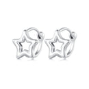 S925 Oxidized Silver 1cm Earrings for Women-2
