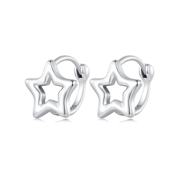S925 Oxidized Silver 1cm Earrings for Women