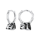 S925 Sterling Silver Enamel Earrings for Women-3