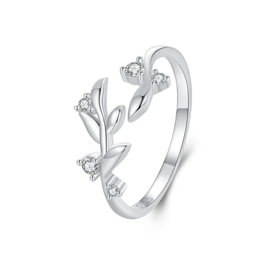 925 Sterling Silver Pave Setting CZ 1.5mm Ring - 0
