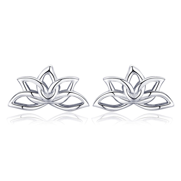 925 Sterling Silver Plated Platinum Earrings