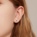 925 Sterling Silver Plated Platinum Dangle Earrings for Women-7