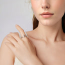 925 Sterling Silver Oxidized Ring for Men - Width 0.3-1.1cm-7