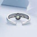 925 Sterling Silver Pavé Setting CZ Ring 2.6-4.3mm Width for Women-1