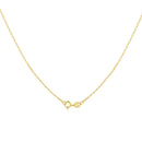 925 Sterling Silver + Plated White Gold Necklace 40cm for Women-5