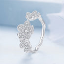 S925 Sterling Silver Pavé Setting CZ Ring for Women-3