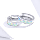925 Sterling Silver Opal Earrings for Women-2