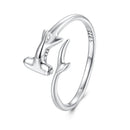 925 Sterling Silver Oxidized Silver Ring 0.16cm Width for Women-1