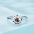 925 Sterling Silver Ring with Pavé Setting CZ-3