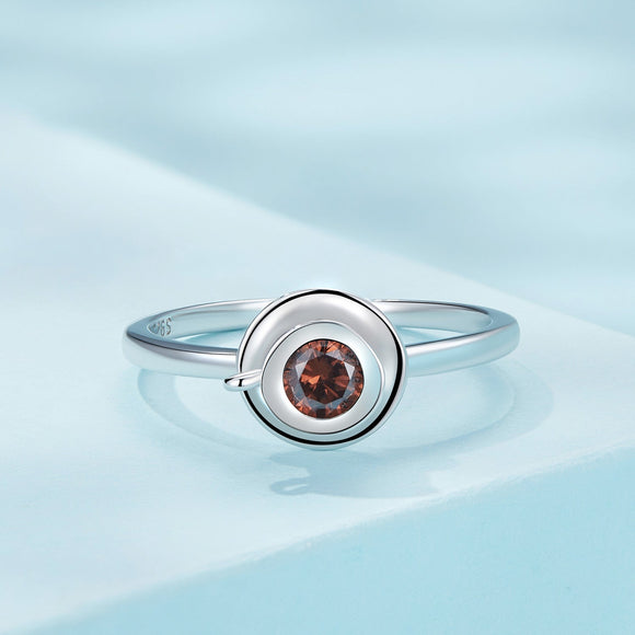 925 Sterling Silver Ring with Pavé Setting CZ