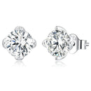 925 Sterling Silver 0.50 Carat Moissanite Earrings for Women-2