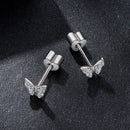 925 Sterling Silver Moissanite Necklace 0.5x0.6cm for Women-3