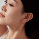 925 Sterling Silver 0.30 Carat Genuine Moissanite Earrings for Women-6