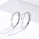 925 Sterling Silver Earrings 1.6*1.5 Size for Unisex-3