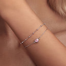 S925 Sterling Silver Pavé CZ Plated Bracelet for Women-7