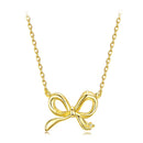 925 Sterling Silver Plated White Gold 40+5cm Adjustable Necklace for Women-2