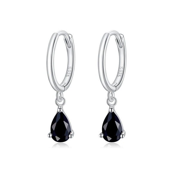 925 Sterling Silver Earrings with Pavé Setting CZ