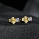 S925 Sterling Silver 3mm Moissanite Earrings for Women-6