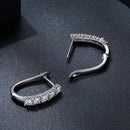 S925 Sterling Silver Moissanite Earrings 0.30 Carat for Women-5