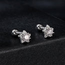 925 Sterling Silver Moissanite Stud Earrings 5mm for Women-3