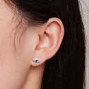 925 Sterling Silver Plated Platinum Opal Earrings for Women-6