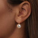 925 Sterling Silver Earrings with Quality Shell Pearl-8