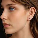 925 Sterling Silver Moissanite 0.16 ct Stud Earrings for Women-7
