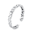 925 Sterling Silver Oxidized Silver 0.3cm Width Ring for Unisex-1