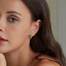 925 Sterling Silver Earrings with Enamel Process and Platinum Plating for Women-7