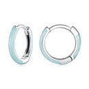 925 Sterling Silver Enamel Oxidized Earrings for Women-1