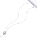 S925 Sterling Silver Adjustable Necklace with CZ and Enamel Pendant-7