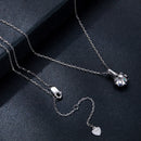 925 Sterling Silver Moissanite Pendant Necklace for Women - 45cm-6