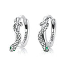 925 Sterling Silver Earrings with Pavé Setting CZ-1