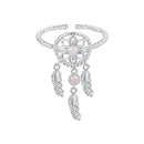 925 Sterling Silver Nano Opal Stone Ring for Women-1