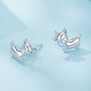 925 Sterling Silver Earrings Plated Platinum 10*12mm for Women-5