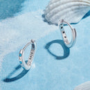 925 Sterling Silver Earrings with Synthetic Turquoise, Oxidized Finish, Size 12*2mm, Women-6