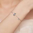925 Sterling Silver 16.5cm+5cm Enamel Dragonfly Bracelet for Women-6