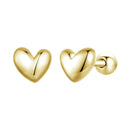 925 Sterling Silver Plated Platinum 5mm Earrings for Women-2