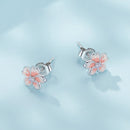 925 Sterling Silver Multi-Color Enamel Pavé CZ Earrings-6