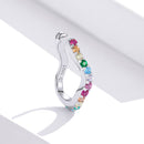 925 Sterling Silver Earrings with Pavé Set CZ, 1.6cm Length, 1.2cm Thickness, Women-2