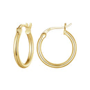925 Sterling Silver Plated Platinum Earrings 24x2mm for Women-7