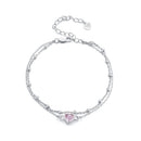 S925 Sterling Silver Pavé CZ Plated Bracelet for Women-4