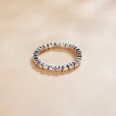 925 Sterling Silver Oxidized Ring Size 6.0 for Women-1