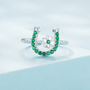925 Sterling Silver Plated Platinum CZ Ring for Women-4