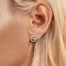 925 Sterling Silver 10mm Moissanite Earrings for Women-7