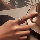 925 Sterling Silver Oxidized Silver Ring-6