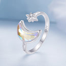 925 Sterling Silver Ring with Pavé Setting CZ in 1.9mm Width for Women-5